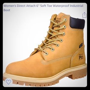 Women’s soft toe Timberland boot. Waterproof.